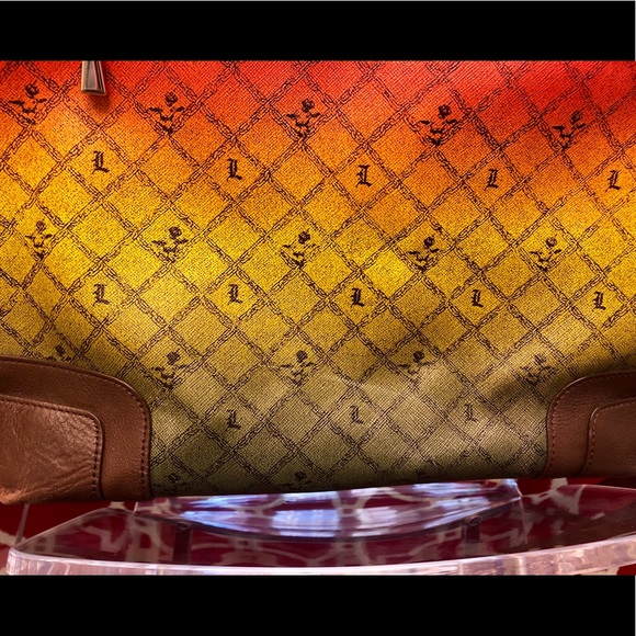 L.A.M.B. Westfield Shopper Ombré Rasta Tote!!! - Picture 4 of 8